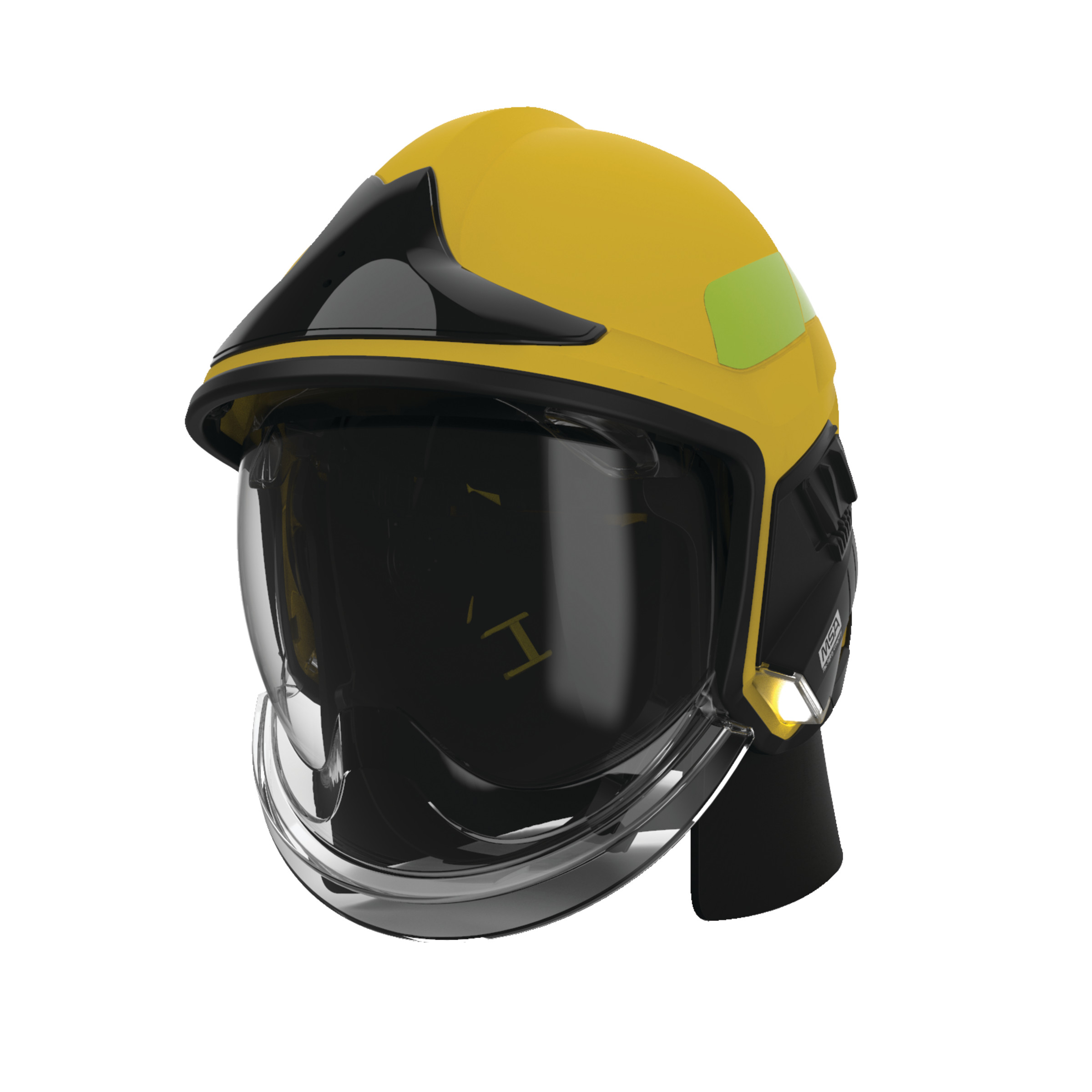 Cairns XF1 Fire Helmet, Medium, Matte Yellow